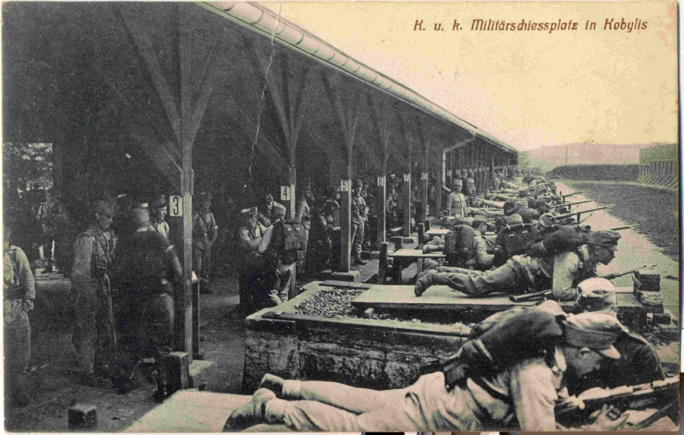 Razglednica iz albuma Pakračanina Luje Šnedorfa  poslana za vrijeme njegovog služenja austrougarskoj vojsci tijekom Prvog svjetskog rata 