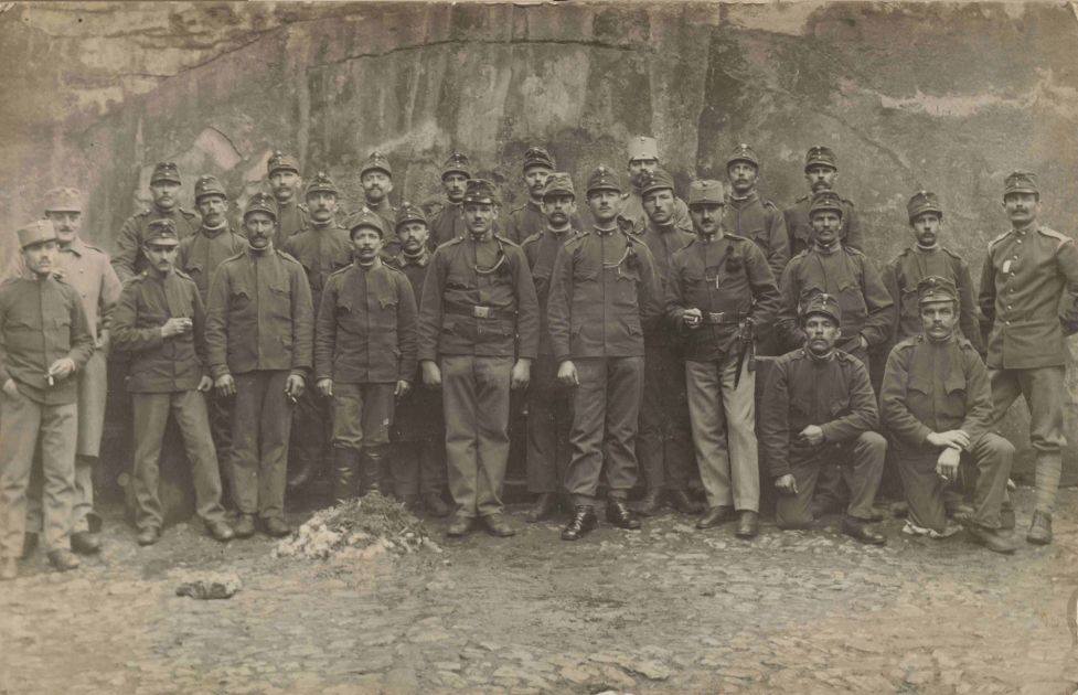 Razglednica iz albuma Pakračanina Luje Šnedorfa  poslana za vrijeme njegovog služenja austrougarskoj vojsci tijekom Prvog svjetskog rata 