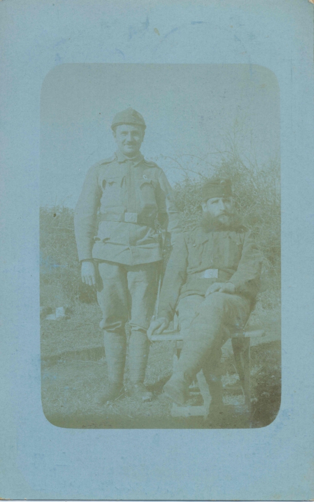 Razglednica iz albuma Pakračanina Luje Šnedorfa  poslana za vrijeme njegovog služenja austrougarskoj vojsci tijekom Prvog svjetskog rata 